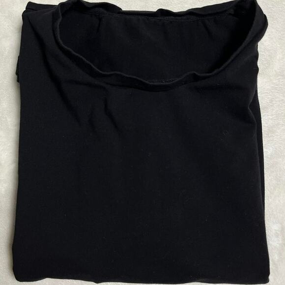BlackMilk Minimalist T-Shirt Size Med Black Stretch Goth Emo Box Baggy FLAWED - Picture 9 of 9